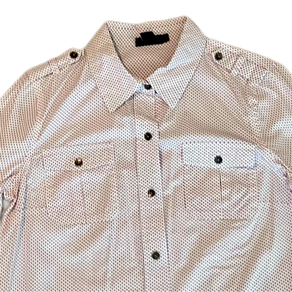 DKNY Cow Girl Style Long Sleeve Shirt - Size S
